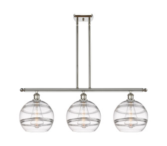 Ballston Three Light Island Pendant in Polished Nickel (405|516-3I-PN-G556-10CL)
