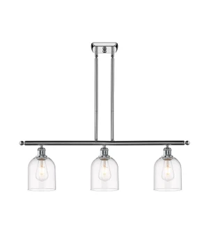 Ballston Three Light Island Pendant in Polished Chrome (405|516-3I-PC-G558-6CL)