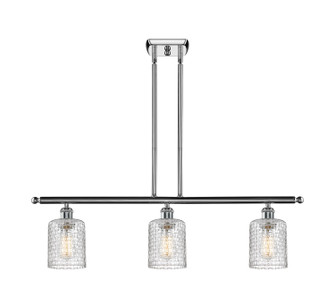 Ballston Three Light Island Pendant in Polished Chrome (405|516-3I-PC-G112C-5CL)