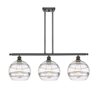 Ballston Three Light Island Pendant in Oil Rubbed Bronze (405|516-3I-OB-G556-10CL)