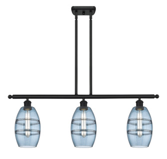 Ballston Three Light Island Pendant in Matte Black (405|516-3I-BK-G557-6BL)