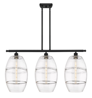 Ballston Three Light Island Pendant in Matte Black (405|516-3I-BK-G557-10CL)