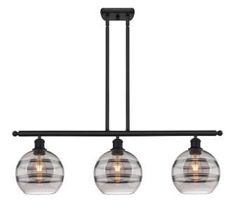 Ballston Three Light Island Pendant in Matte Black (405|516-3I-BK-G556-8SM)