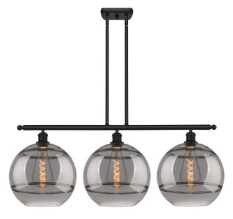 Ballston Three Light Island Pendant in Matte Black (405|516-3I-BK-G556-12SM)