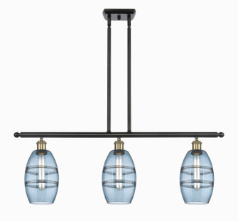 Ballston Three Light Island Pendant in Black Antique Brass (405|516-3I-BAB-G557-6BL)