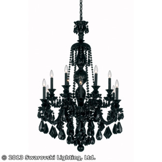 Hamilton 12 Light Chandelier in Jet Black (53|5708BK)