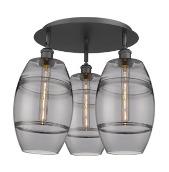 Ballston LED Flush Mount in Matte Black (405|516-3C-BK-G557-8SM)