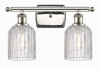 Ballston Two Light Bath Vanity in Polished Nickel (405|516-2W-PN-G559-5CL)