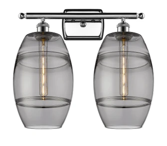 Ballston Two Light Bath Vanity in Polished Chrome (405|516-2W-PC-G557-8SM)