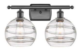 Ballston Two Light Bath Vanity in Oil Rubbed Bronze (405|516-2W-OB-G556-8CL)