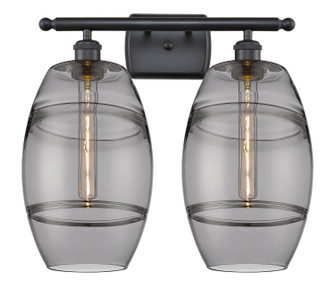 Ballston Two Light Bath Vanity in Matte Black (405|516-2W-BK-G557-8SM)