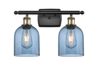 Ballston Two Light Bath Vanity in Black Antique Brass (405|516-2W-BAB-G558-6BL)