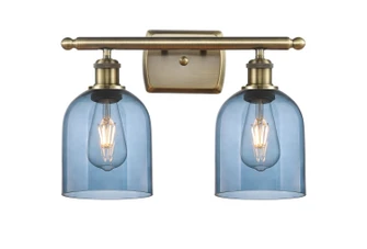 Ballston Two Light Bath Vanity in Antique Brass (405|516-2W-AB-G558-6BL)