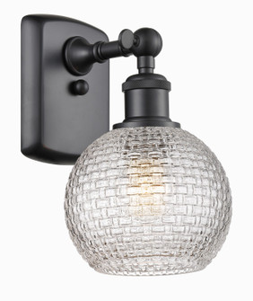 Ballston One Light Wall Sconce in Matte Black (405|516-1W-BK-G122C-6CL)