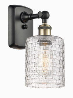 Ballston One Light Wall Sconce in Black Antique Brass (405|516-1W-BAB-G112C-5CL)