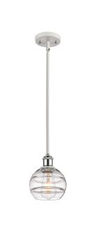 Ballston One Light Mini Pendant in White Polished Chrome (405|516-1S-WPC-G556-6CL)