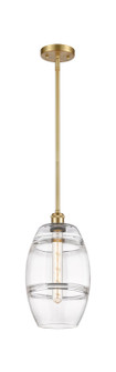 Ballston One Light Mini Pendant in Satin Gold (405|516-1S-SG-G557-8CL)
