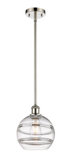 Ballston One Light Mini Pendant in Polished Nickel (405|516-1S-PN-G556-8CL)