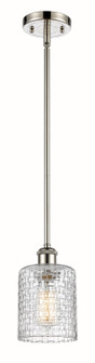 Ballston One Light Mini Pendant in Polished Nickel (405|516-1S-PN-G112C-5CL)