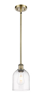 Ballston One Light Mini Pendant in Antique Brass (405|516-1S-AB-G558-6CL)