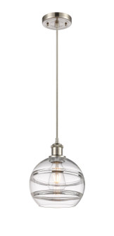 Ballston One Light Mini Pendant in Brushed Satin Nickel (405|516-1P-SN-G556-8CL)