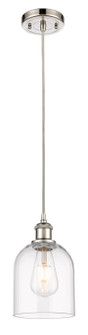 Ballston One Light Mini Pendant in Polished Nickel (405|516-1P-PN-G558-6CL)