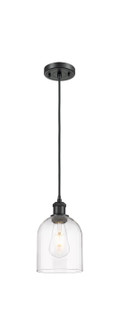 Ballston One Light Mini Pendant in Matte Black (405|516-1P-BK-G558-6CL)