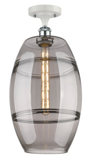 Ballston One Light Semi-Flush Mount in White Polished Chrome (405|516-1C-WPC-G557-10SM)