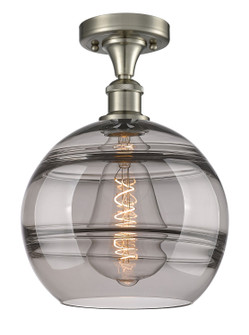 Ballston One Light Semi-Flush Mount in Brushed Satin Nickel (405|516-1C-SN-G556-10SM)