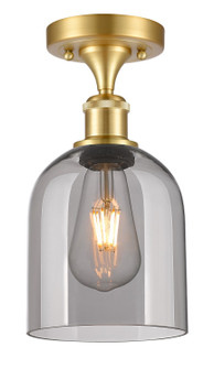 Ballston One Light Semi-Flush Mount in Satin Gold (405|516-1C-SG-G558-6SM)