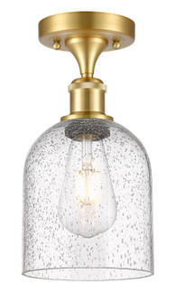 Ballston One Light Semi-Flush Mount in Satin Gold (405|516-1C-SG-G558-6SDY)