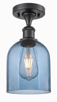 Ballston One Light Semi-Flush Mount in Matte Black (405|516-1C-BK-G558-6BL)