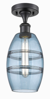 Ballston One Light Semi-Flush Mount in Matte Black (405|516-1C-BK-G557-6BL)