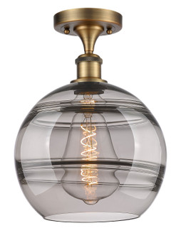 Ballston One Light Semi-Flush Mount in Brushed Brass (405|516-1C-BB-G556-10SM)