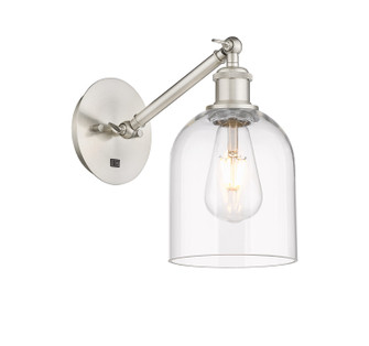 Ballston One Light Wall Sconce in Brushed Satin Nickel (405|317-1W-SN-G558-6CL)