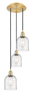 Ballston Three Light Pendant in Satin Gold (405|113B-3P-SG-G558-6SDY)