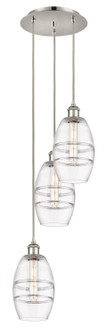 Ballston Three Light Pendant in Polished Nickel (405|113B-3P-PN-G557-6CL)