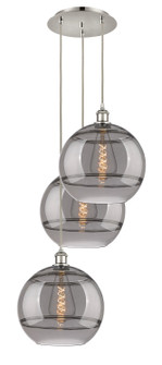Ballston Three Light Pendant in Polished Nickel (405|113B-3P-PN-G556-12SM)