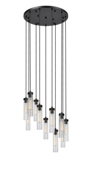 Beau 11 Light Chandelier in Matte Black (224|740P-11R-MB)