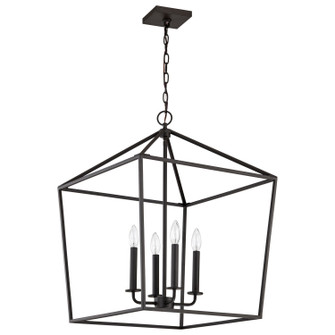 Emma Four Light Pendant in Matte Black (72|60-7941)