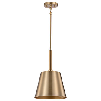 Alexis One Light Pendant in Burnished Brass / Gold (72|60-7939)