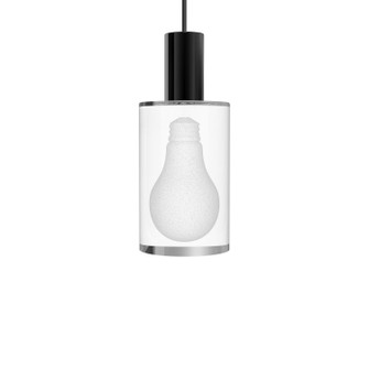 A-Lamp Light Guide LED Pendant in Black (326|SP-LGD-AL-03-BL-30K-3W-SP5)