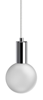 Acrylic Globe LED Pendant in Frosted (326|SP-GLS-FR-03-PC-30K-3W-SP5)