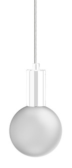 Acrylic Globe LED Pendant in Frosted (326|SP-GLS-FR-03-WH-30K-3W-SP5)