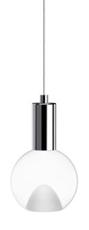 Acrylic Globe LED Pendant in Clear (326|SP-GLS-CL-03-PC-30K-3W-SP5)