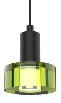 Color Gel LED Pendant in Matte Black (326|SP-CGL-GN-03-BL-30K-3W-SP5)