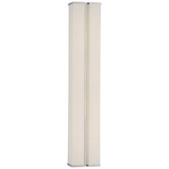 Vernet LED Wall Sconce in Polished Nickel and Linen (268|PCD 2252PN/L)