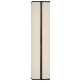 Vernet LED Wall Sconce in Bronze and Linen (268|PCD 2251BZ/L)