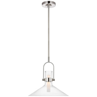 Larkin LED Pendant in Polished Nickel (268|IKF 5450PN-CG)