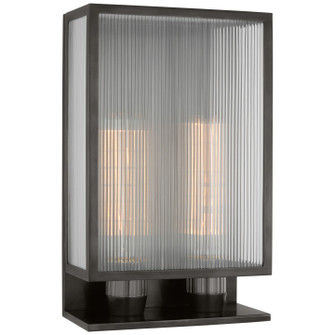 York LED Outdoor Wall Sconce in Bronze (268|BBL 2187BZ-CRB)
